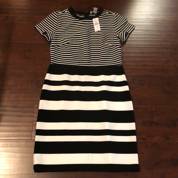 LOFT Dresses & Skirts - 🔵NWT Loft Black & White Dress